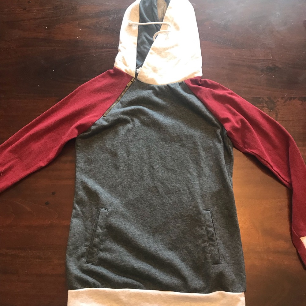Double Hooded Sweatshirt sz small